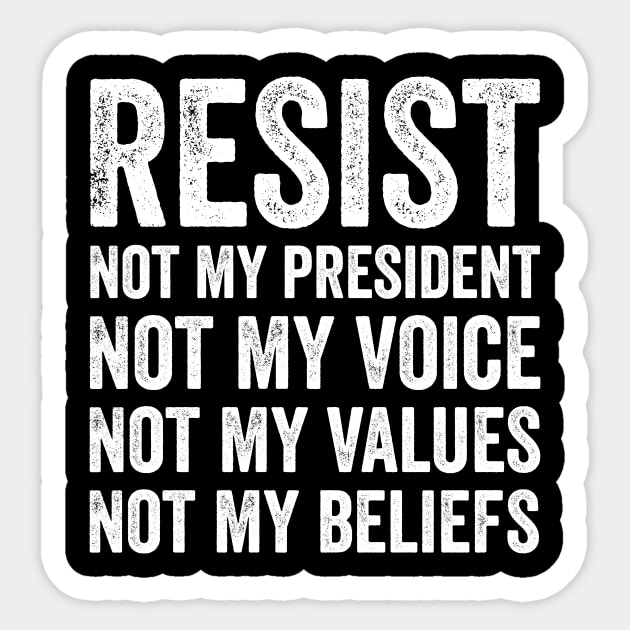 Anti-trump Sticker by ArtistTee ⭐⭐⭐⭐⭐